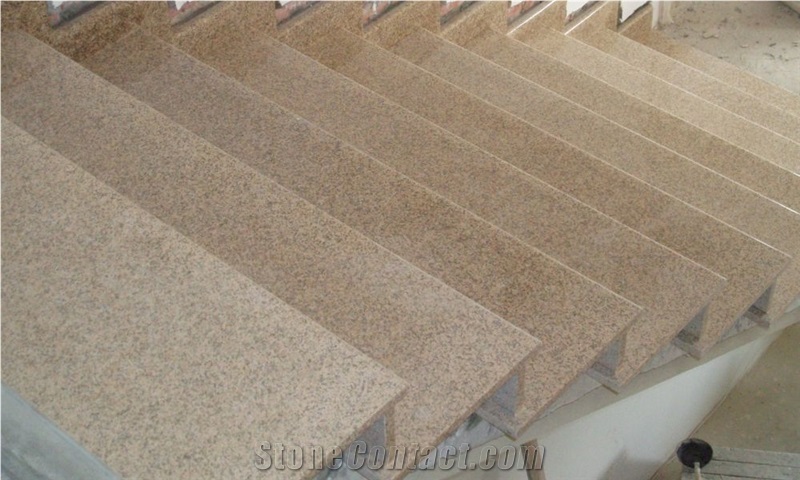 Ranite Curtin - Kurtinskiy Granite Stairs & Steps, Beige Granite Stairs & Staircase