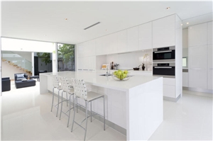 Solid Surface Kitchen Top, White Stone Kitchen Countertops