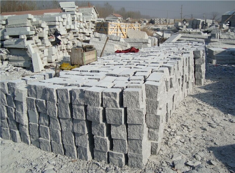 China Grey Granite Cube Stone & Paver,Cobble Stone ,Garden Stone,Paving Stone