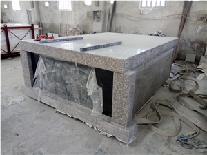 China Granite Stone Cremation Family Mausoleums Design, Cemetery Crypts Columbariums Urn, Niches Columbarium