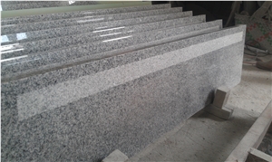 China Grey Granite Outdoor Steps Staircase, Building Stone Stair Treads, Indoor Deck Stair, Stair Riser