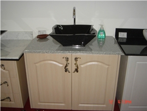 Natural Stone Bathroom Wash Sinks, Kitchen Vessel Irregular Basins, Grey Granite Sink, Polished Surface Wash Bowls Basins