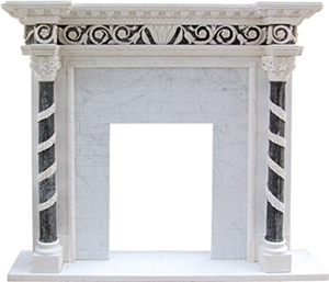 Marble Fireplace Surround And Fireplace Mantels For Decor