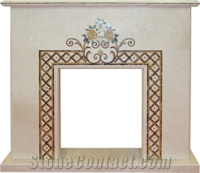 Marble Fireplace Surround And Fireplace Mantels For Decor