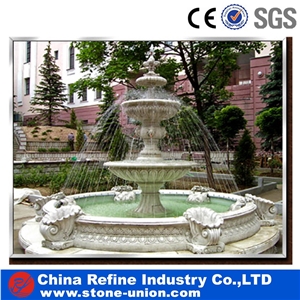 Top Quality Yellow Onyx Foutain with Lamp , Customized Onyx Fountains,Garden Fountains,Exterior Fountains,Water Features