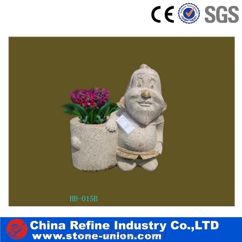Various Granite Stone Flower Pots , All Kinds Of Stone Vase Hot Sale,Flower Stand,Planter Pots,Flower Vases,Outdoor Planters