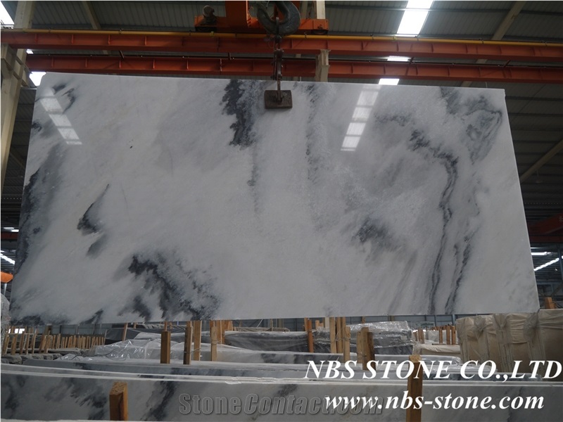 Landscape Painting Marble/River and Mountain Wave Jade Big Slabs,China White Marble Tiles & Slabs
