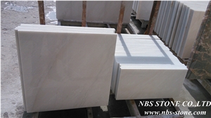 Snow White Marble Tiles & Slabs for Wall/Floor Covering, Cheap White Marble Skirting, China White Marble