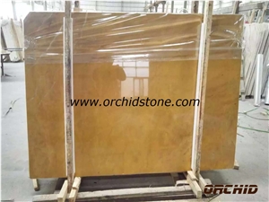 Royal Yellow Marble Slab, China Yellow Marble