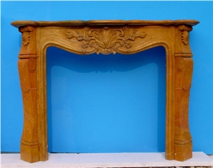 Marble Fireplace,China White Marble Fireplace