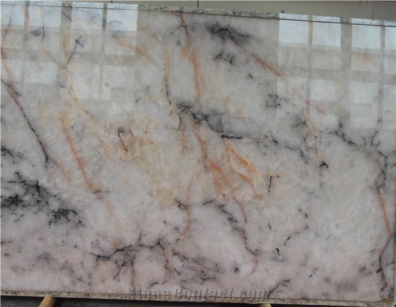 White Quartzite Tiles & Slabs, Quartzite Floor/Wall Covering, China White Quartzite