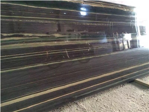 New Stone-Tobacco Black Wooden Marble with Green Veins Slabs,New Obama Marble Slabs,Eramosa Marble Tiles for Hotel Flooring