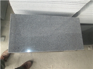 China Dark Grey Granite G654 Tiles with Honed Surface