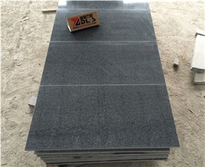 China Padang Dark Granite G654 Tiles with Polished Surface