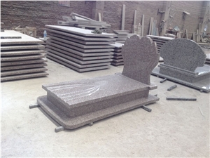 G664 Granite Polished Tombstone on Stock for Sale, Dalei Stone Company