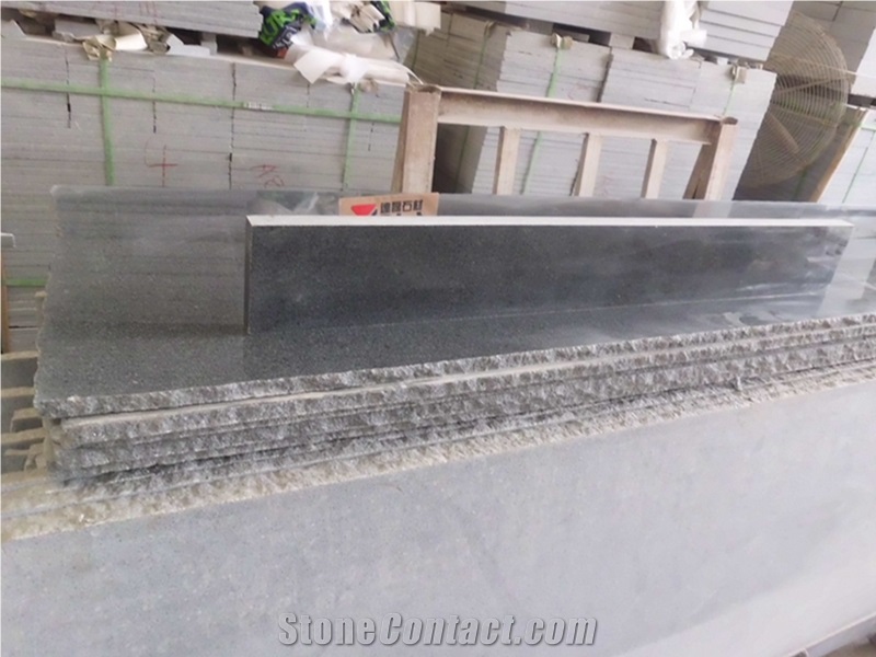 Polished Surface China Dark Grey Granite G654 Strips Slabs