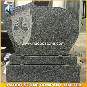 2016 New Blue Enchantress Granite Rugby Ball Headstone for Graves