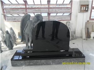 Standing Boy Angel Tombstone, Angel Monument