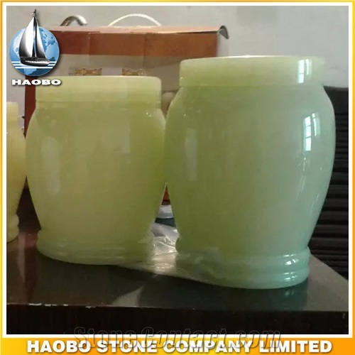 Wholesale Urns for Ashes Made Of Onyx, Beige Onyx Urns for Ashes