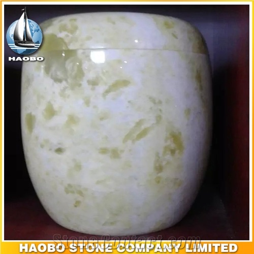 Wholesale Urns for Ashes Made Of Onyx, Beige Onyx Urns for Ashes