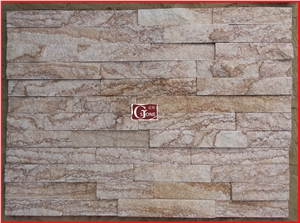 Beige Sandstone Cultured Stone for Wall Cladding
