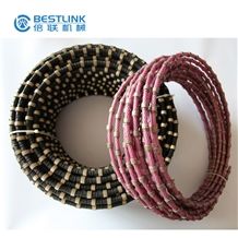 Bestlink Diamond Wire Rope for Quarrying Granite and Marble, Diamond Wire Saw Machine Accessories, Wire Saw Tools