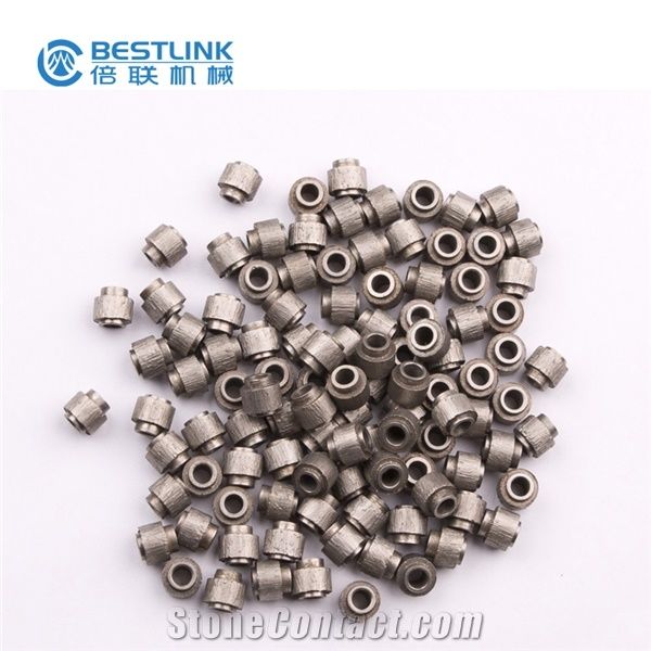 Diamond Wire Rope Beads for Quarrying Stone, Diamond Rope Accessories Beads, Diamond Wire Tools Beads