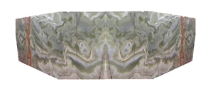 Green Onyx Slabs & Tiles Bookmatch