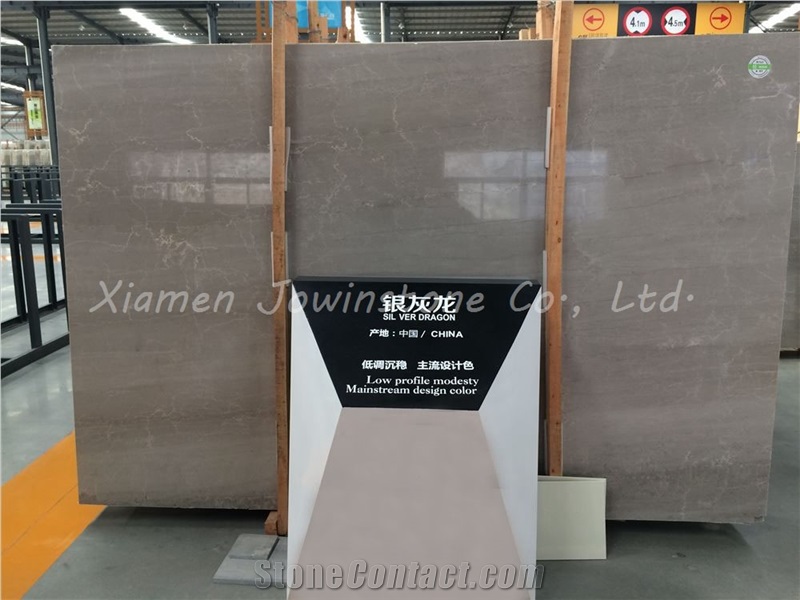 Polished Silver Dragon, China Grey Marble for Wall, Flooring, Etc