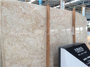 Polished Sunny Ice Flower Marble Tiles & Slabs, Turkish Beige/White/Cream Marble for Wall,Flooring,Skirting,Tiles,Etc