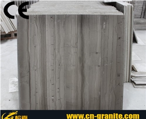 Athen Grey Wooden Marble Slabs&Tiles,Polished Surface,Wall Covering&Flooring Tiles