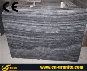 China Black Forest Marble,Antique Wood Marble,Black Wood Marble Slab & Tile