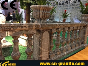 China Juparana Granite Balustrade & Railings