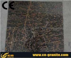 China Portoro Black Marble Tile & Slab for Floor Cover,Bathroom Cladding