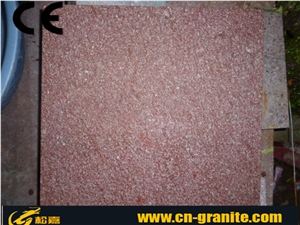 G666 China Red Granite,Granite Bush Hummered Slab&Tile