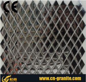 Silvery Color Glossy Metal Mosaic for Decorate