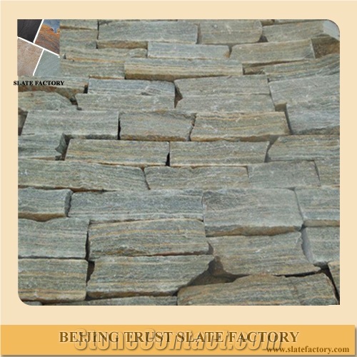 Ostrich Green Quartzite Nature Stacked Stone Siding,Stacked Ledger Stone Panel,Stacked Culture Stone Facade,Stack Stone Veneer,Stack Stone Wall Panels