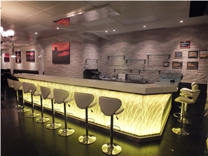 Solid Surface Night Club Bar Countertop