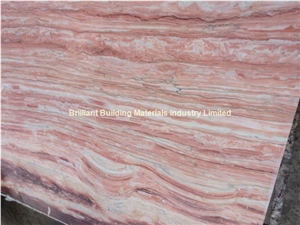New Pink Veins Marble Slab, Natural Pink Marble Slab