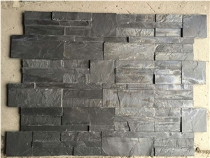 China Black Slate Cultured Stone/Slate Culture Stone/Culture Slate/Slate Wall Cladding