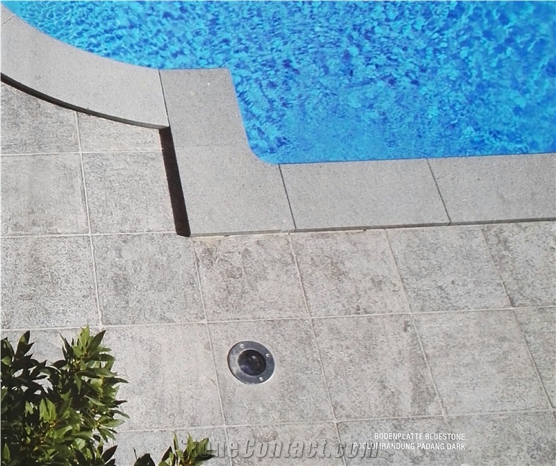 China Blue Stone Pool Flooring Tiles,Outdoor Blue Stone Tiles, China Blue Stone Bluestone Swimming Pool Corners