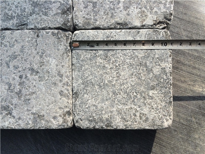 China Bluestone Cubestone,China Blue Stone Cobble Stone/Paving Slabs/Pavers for Exterior Use
