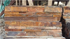China Brown Slate Cultured Stone/Slate Culture Stone/Culture Slate/Slate Wall Cladding