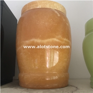 Yellow Onyx Urns for Ashes