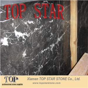Italy Black and White Marble Grigio Carnico Marble Slab Cheap Price