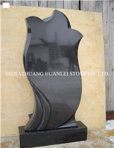 Hebei Black Granite Tombstone, Shanxi Black Granite Gravestone/ Memorial/ Headstones/ Cemetery Tombstones
