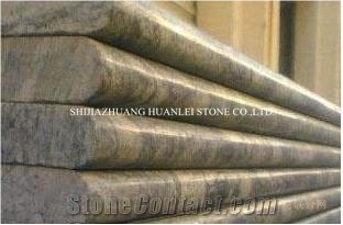 Multicolour Grain Granite Tombstone Design, Monument, Gravestone, Headstones, Cemetery Tombstones, Memorial, Western Style Engraved Monument