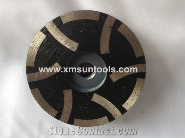 Resin Filled Cup Wheel for Smooth Surface Polishing/Cup Wheels with Resin for Granite Marble in Coarse Medium Fine Grits