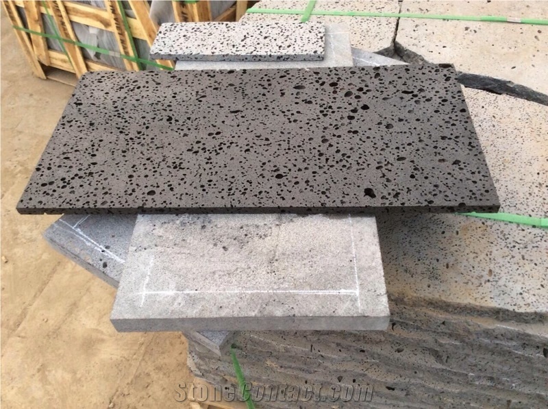 Lava Stone, Grey Basalt Tiles & Slabs, Floor Tiles, Wall Tiles