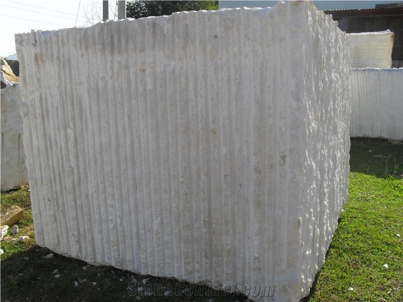 White Marble Fine Grain Blocks, White Viet Nam Marble Blocks